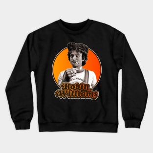 Retro Robin Williams Tribute Crewneck Sweatshirt